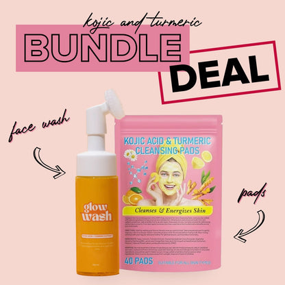 [BUNDLE] Kojic and Turmeric Wash & Pads