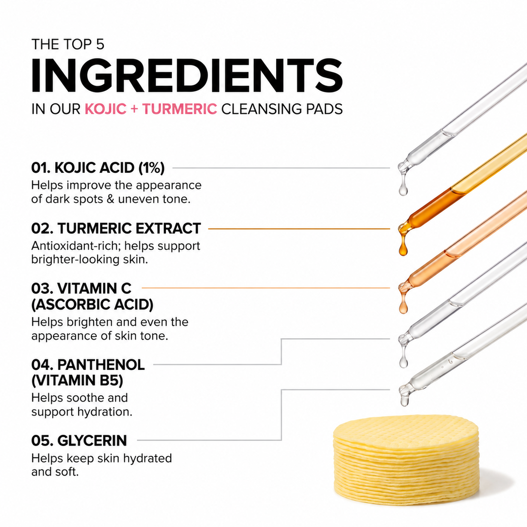 Kojic and Turmeric Pads