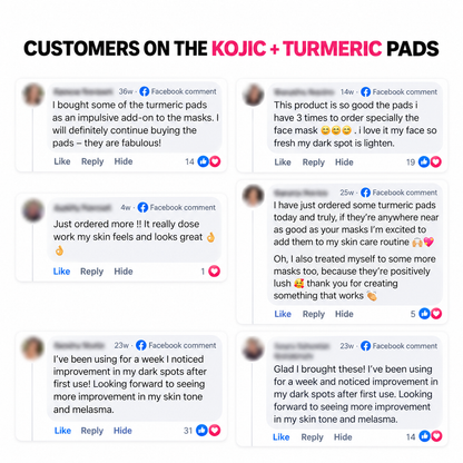 Kojic and Turmeric Pads