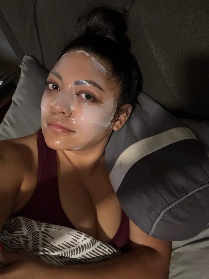 Customer photo from Sakina P. after using the mask