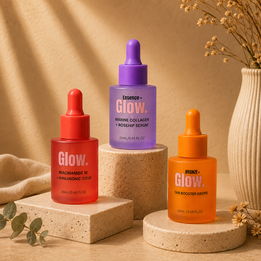 Glow Essentials Set Serum | Hydrate, Restore & Bronze